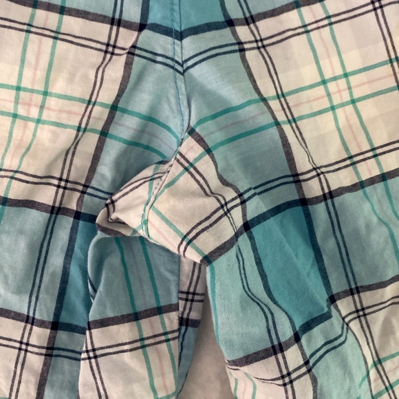 Sky blue and white plaid Merona shorts - Picture 14 of 17
